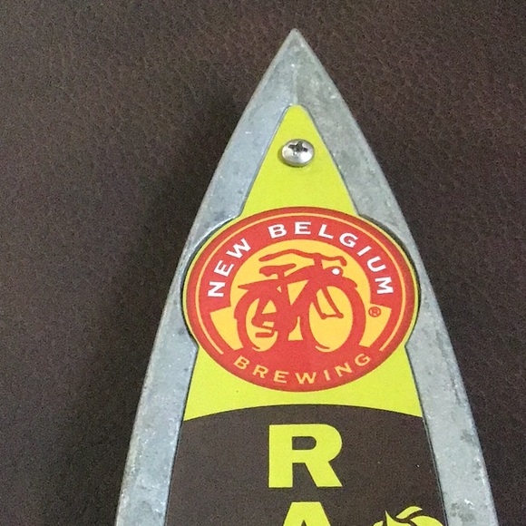 🍻 New Belgium Brewing Co. RANGER IPA Ale Beers Tap Handle Galvanized Steel, 11” - Picture 3 of 6